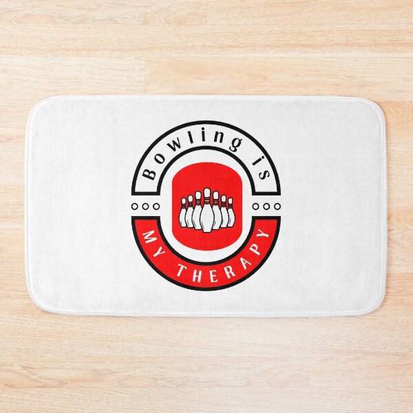 Item preview,  Bowling is my therapy funny motivational design designed and sold by DigitalMagShop.
