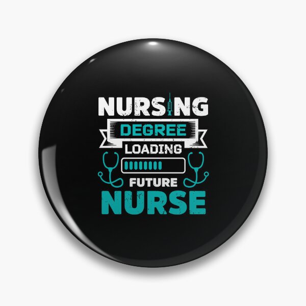 Item preview, Future Nurse in Progress, nursing degree loading future nurse designed and sold by RedArtsDesign.