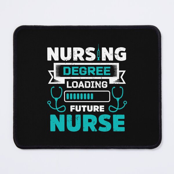 Item preview, Future Nurse in Progress, nursing degree loading future nurse designed and sold by RedArtsDesign.