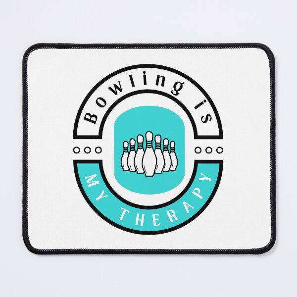 Item preview,  Bowling is my therapy funny motivational design designed and sold by DigitalMagShop.