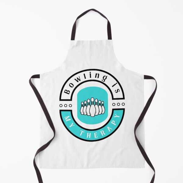 Item preview, Bowling is my therapy funny motivational design designed and sold by DigitalMagShop.