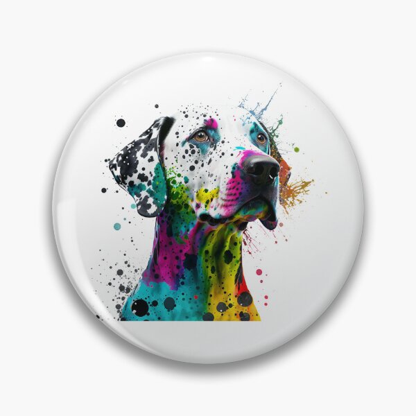 Item preview, Colorful Pop Art Dalmatian for Carriage Dog Lover designed and sold by PRINTED ..