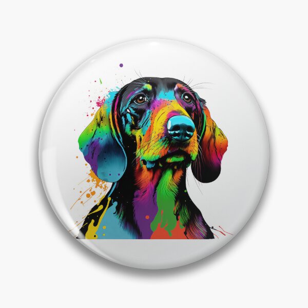 Item preview, Colorful Pop Art Dachshund for Badger dog Owner designed and sold by PRINTED ..