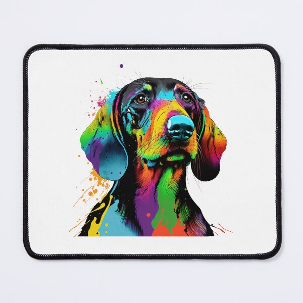 Item preview, Colorful Pop Art Dachshund for Badger dog Owner designed and sold by PRINTED ..