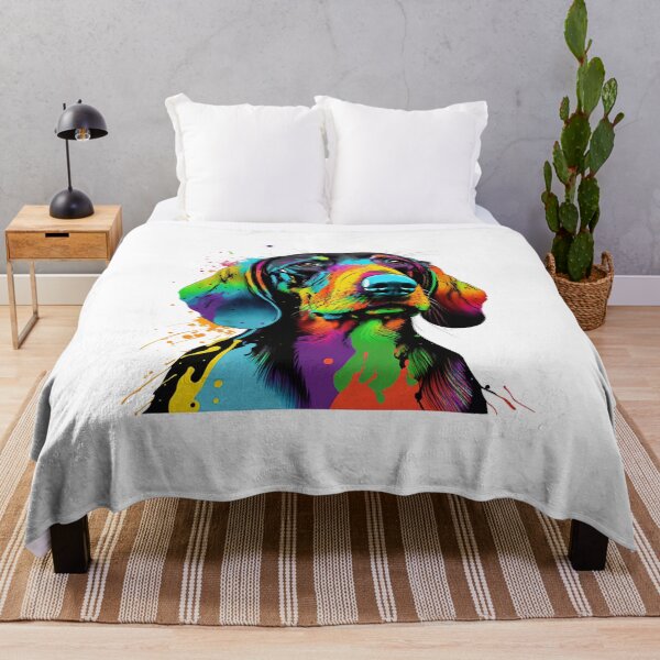 Item preview, Colorful Pop Art Dachshund for Badger dog Owner designed and sold by PRINTED ..