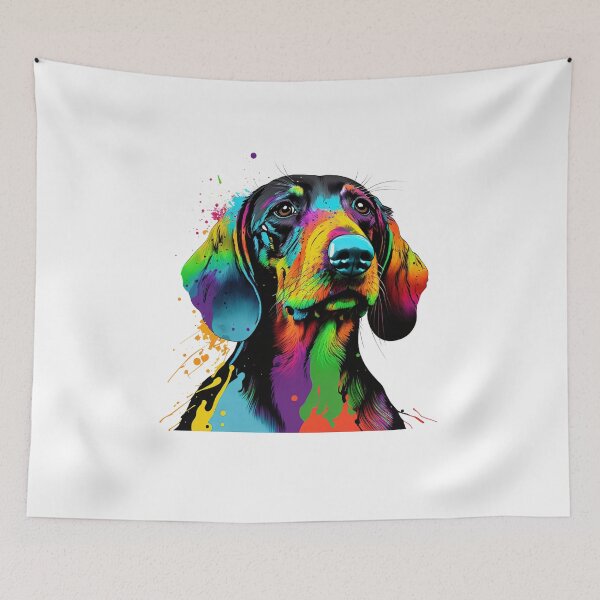 Item preview, Colorful Pop Art Dachshund for Badger dog Owner designed and sold by PRINTED ..
