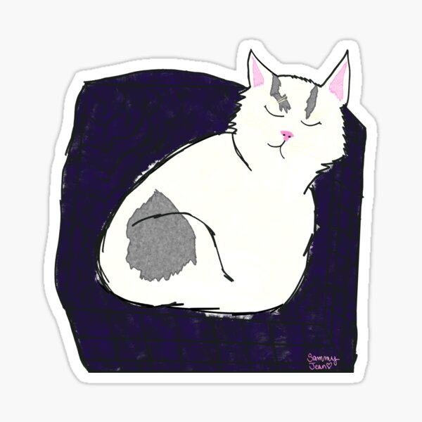 Seriously? 😼 Suspicous Felini Kitty Cat Emoji Sticker Raised Eyebrow