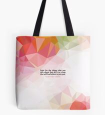 Bolsa de tela Lucha por la ... Cita inspiradora de "Ruth Bader Ginsburg"