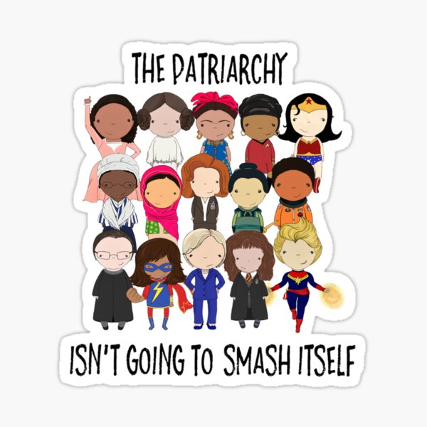 Item preview, Smash The Patriarchy Sticker designed and sold by Jicestore5612.