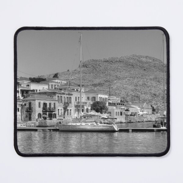 Item preview, Yachts at the end of the town - B&W designed and sold by tomg.