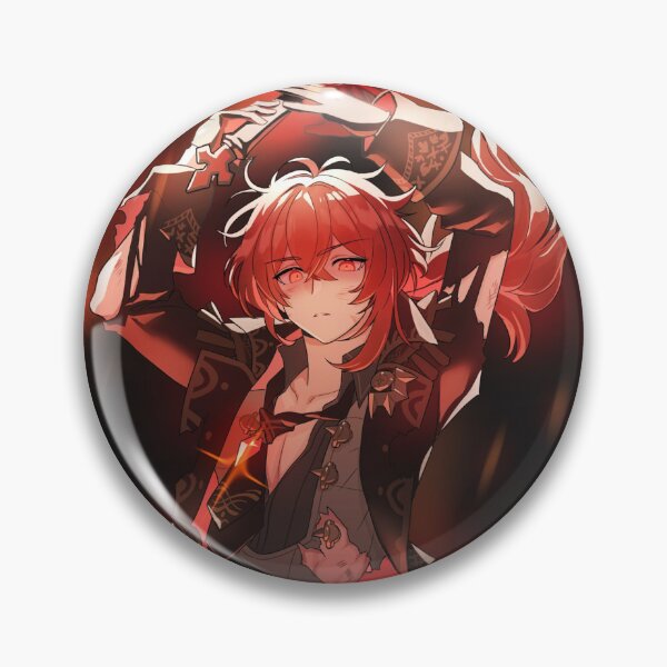 Item preview, Impacto de Genshin, Diluc Ragnvindrr designed and sold by Fire-Song.