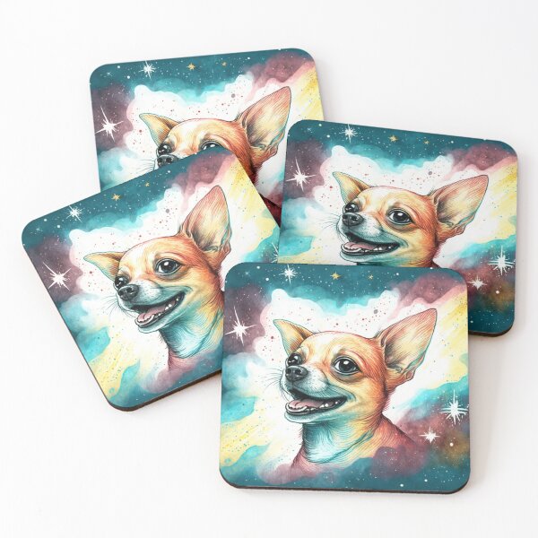 Item preview, Smiling Cosmic Chihuahua  designed and sold by Critical Meltdown.