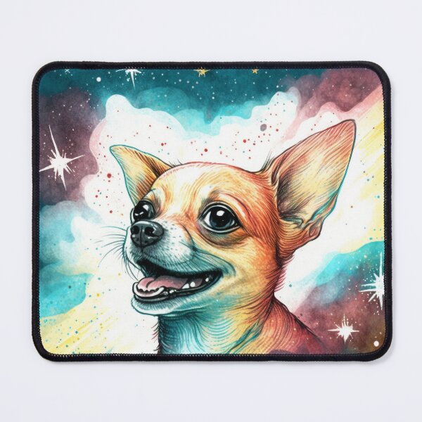 Item preview, Smiling Cosmic Chihuahua designed and sold by Critical Meltdown.
