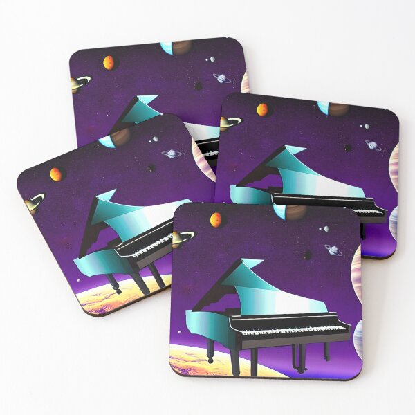 Item preview, Futuristic Piano Floating Around The Galaxy designed and sold by MusicalArtisty.