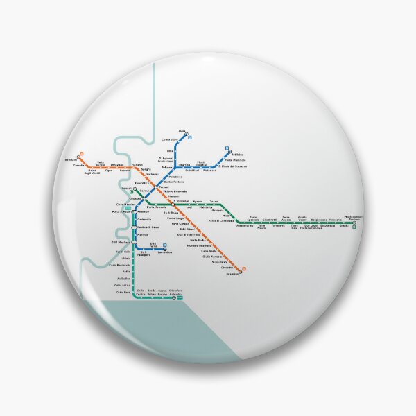 Item preview, Rome subway map designed and sold by LaVilleNouvelle.