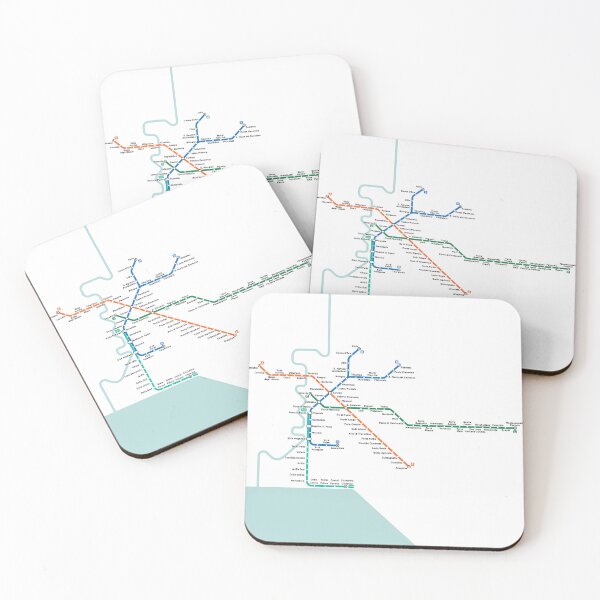 Item preview, Rome subway map designed and sold by LaVilleNouvelle.