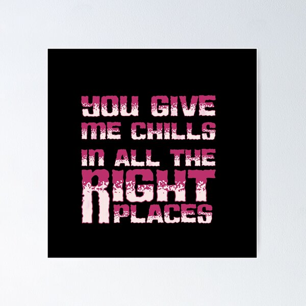 Item preview, Retro Scary Movie You Give Me Chills (Pretty Pink) designed and sold by spookyhobbit.