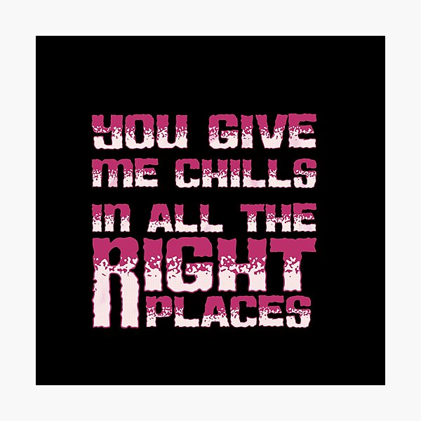 Item preview, Retro Scary Movie You Give Me Chills (Pretty Pink) designed and sold by spookyhobbit.