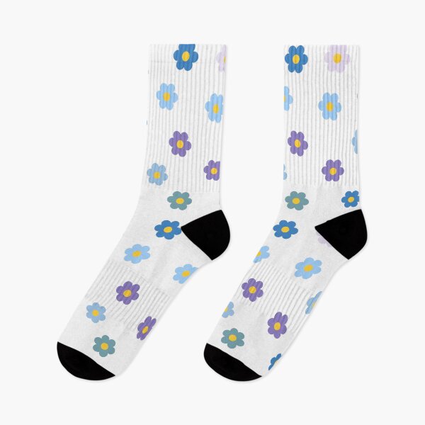 Item preview, Floral Daisy Pattern - Cool Tones designed and sold by ebcameron.