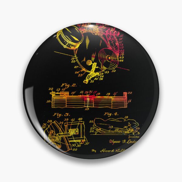 Item preview, Drummer Drum Set Kit Vintage Patent art Drawing Print - Drummer Drum bluprint Print gift idea-colorful drum patent drawing designed and sold by ismdesigner.