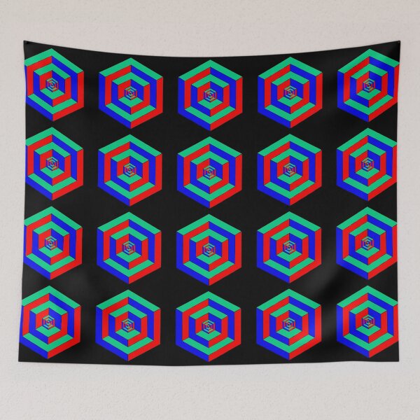 Item preview, Cube Optical Illusion  designed and sold by DaveDanchuk.