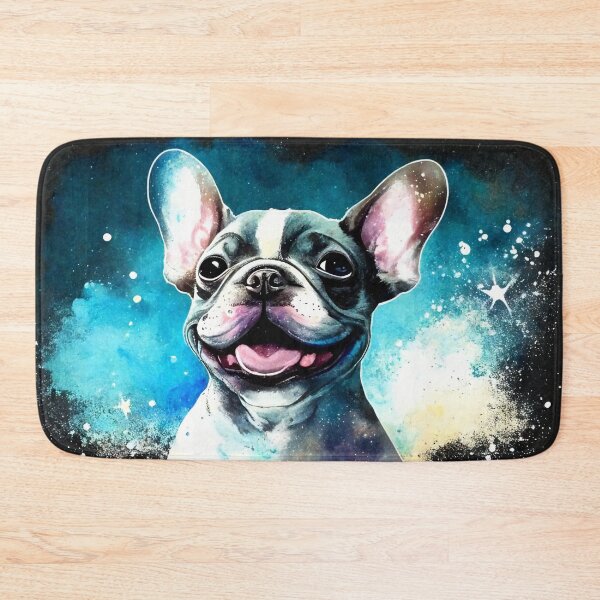 Item preview, Happy Celestial Black Bulldog designed and sold by Critical Meltdown.