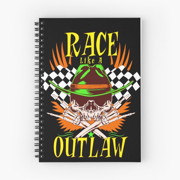 Item preview, Race Like A Outlaw Racing Racer Drag Racing Motorcycles Street Racing Race Track Checker Flag designed and sold by CarantinedChaos.