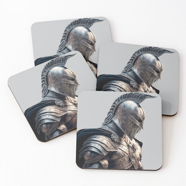 Item preview, Hyper Silver Spartan Cutout designed and sold by AI Dream Journal.