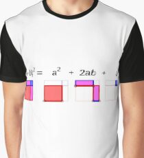 Visualization of Binomial Expansion to the 2nd Power #Visualization #Binomial #Expansion #Power Graphic T-Shirt