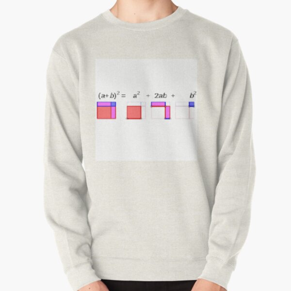 Visualization of Binomial Expansion to the 2nd Power #Visualization #Binomial #Expansion #Power Pullover Sweatshirt
