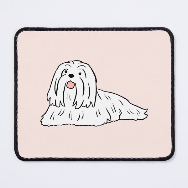 Item preview, lhasa apso dog cute illustration designed and sold by Yarafantasyart.