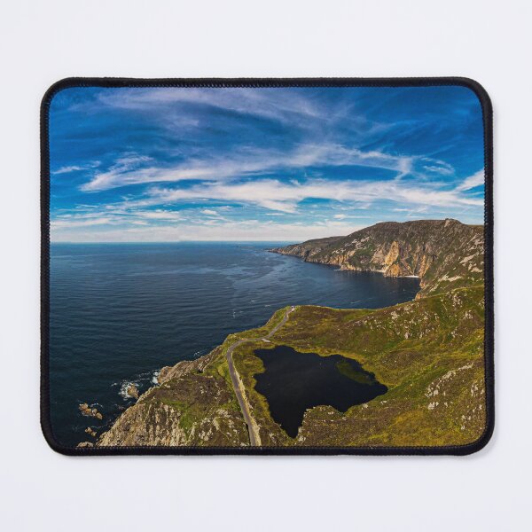 Item preview, Aerial view of the ocean as seen from Slieve League. Connacht, Ireland designed and sold by PetroliniVideo.