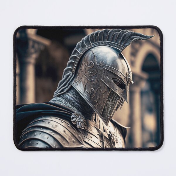 Item preview, Hyper Silver Spartan designed and sold by AI Dream Journal.