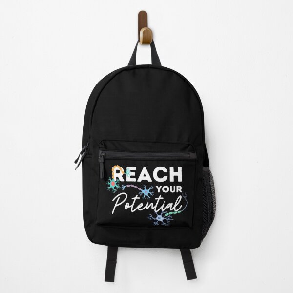 Item preview, Reach Your Potential Neurons Inspirational Nerd designed and sold by FlakeyBiscuit3.