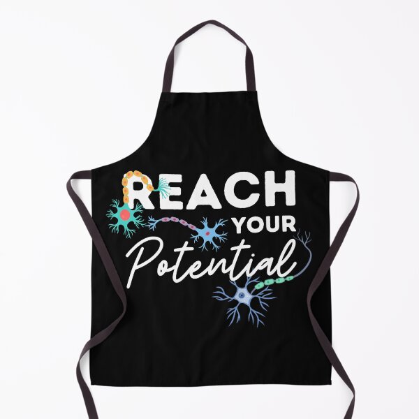 Item preview, Reach Your Potential Neurons Inspirational Nerd designed and sold by FlakeyBiscuit3.