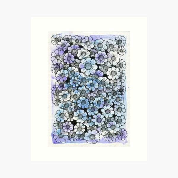 Blumenmeer Kunstdruck