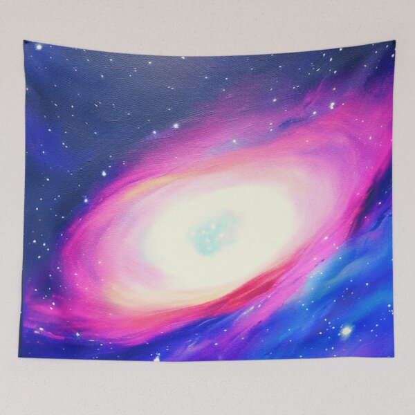 Item preview, Purple Blue Galaxy Nebula Photographic Print designed and sold by skolfid brows ⭐⭐⭐⭐⭐ (5.0).