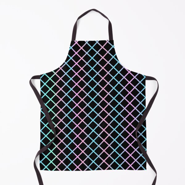 Item preview, pastel gradient grid mesh blue pink on black designed and sold by thecheek.