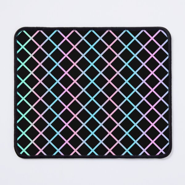 Item preview, pastel gradient grid mesh blue pink on black designed and sold by thecheek.