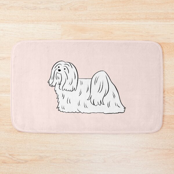 Item preview, lhasa apso dog cute illustration  designed and sold by Yarafantasyart.