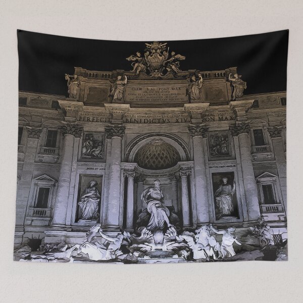 Item preview, Rome, Trevi Fountain at Night designed and sold by AM FineArtPrints.