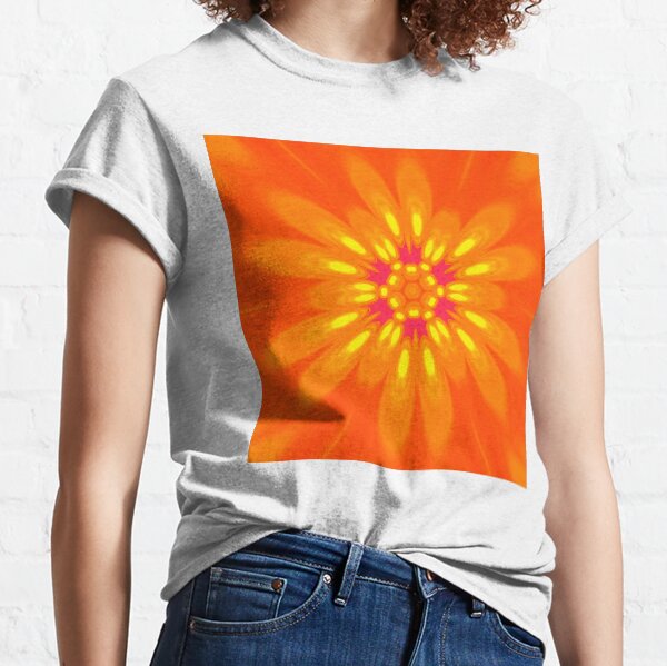 Mandala - orange version Classic T-Shirt