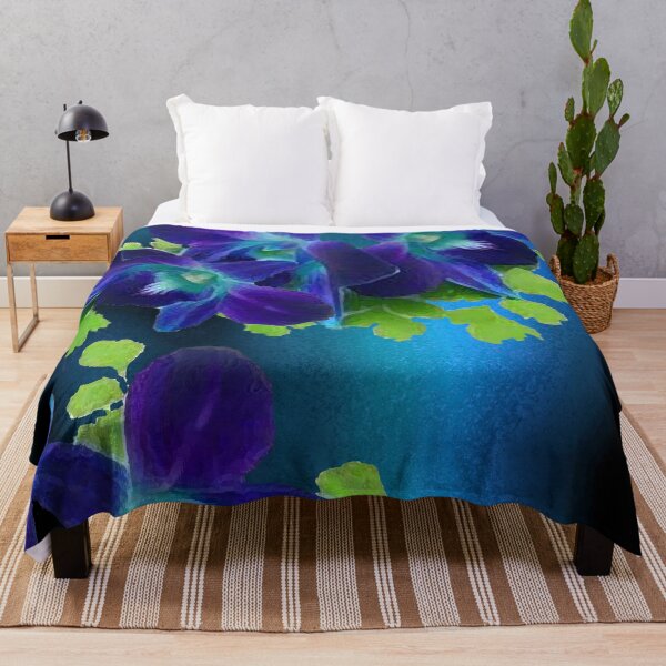 Item preview, Blue Hawaiian Orchid Version 2 designed and sold by J Marielle Designs.