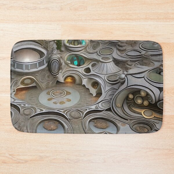 Item preview, Futuristic Art Nouveau Parnassus Building designed and sold by entwithanaxe.