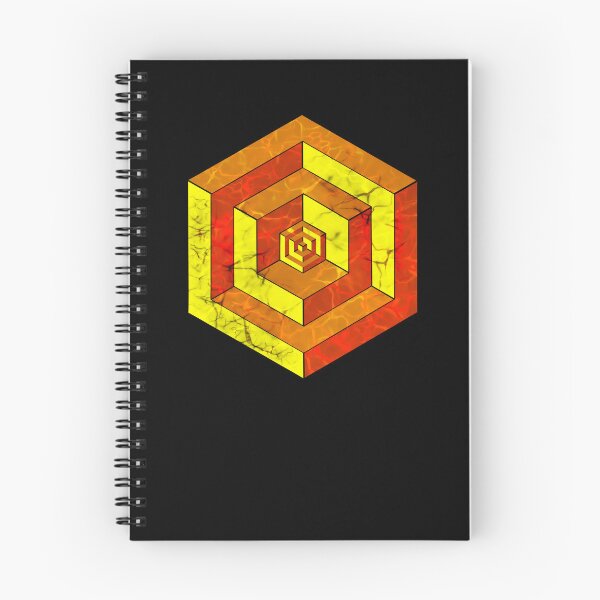 Item preview, Fire Cube Optical Illusion  designed and sold by DaveDanchuk.