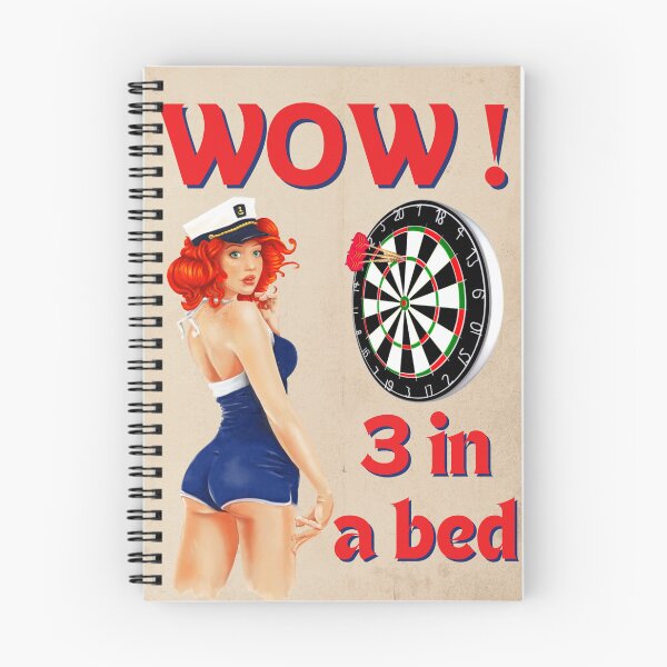 Item preview, 3 in a bed vintage pin up girl designed and sold by freemancreative.