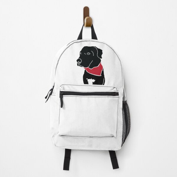 Item preview, Black Lab with Red Bandana designed and sold by IzzyBWoods.