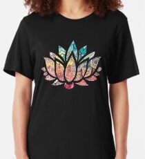 Kundalini Yoga - Kundalini Chakra Shirt - Kundalini Lotus Flower Slim Fit T-Shirt