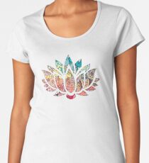 Kundalini Yoga - Kundalini Chakra Shirt - Kundalini Lotus Flower Women's Premium T-Shirt