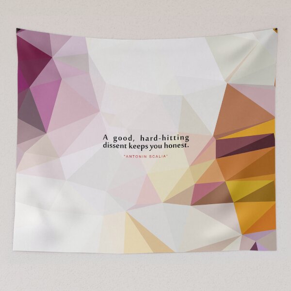 Item preview, A good hard......"Antonin Scalia" Inspirational Quote designed and sold by ColorQuote.